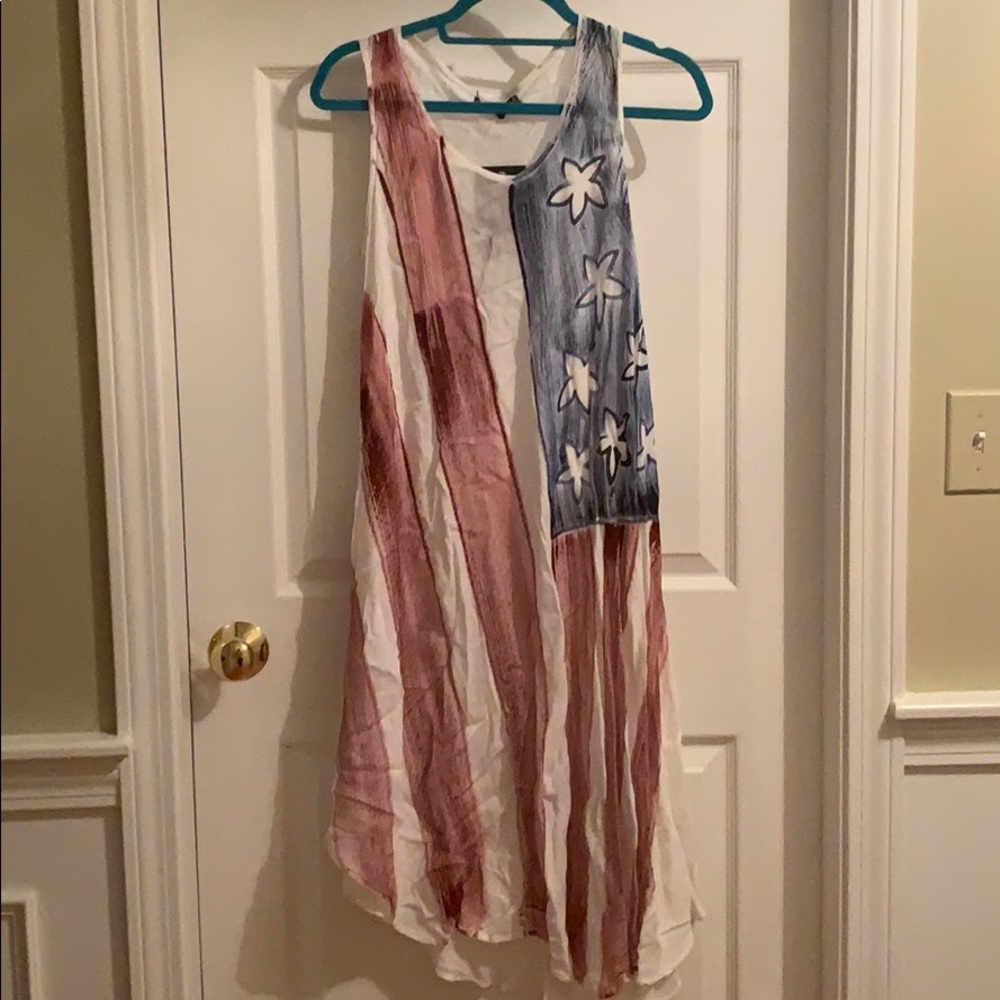 American flag dress/cover up